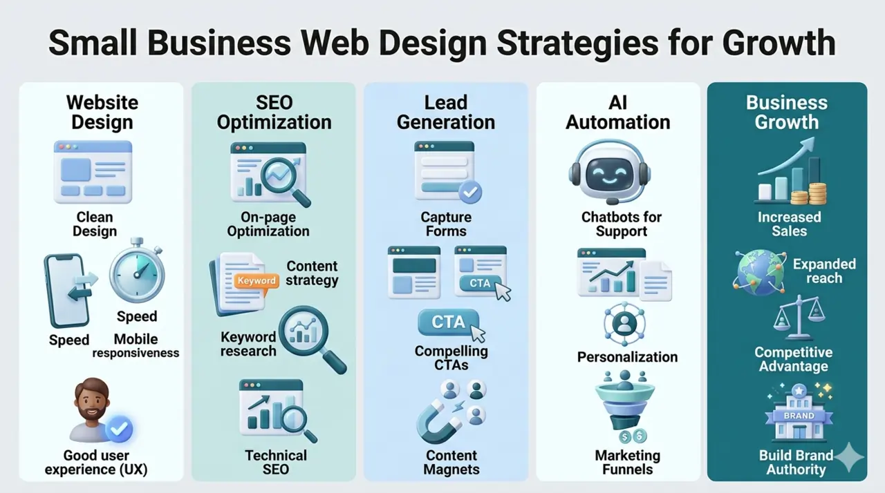 Small Business Website Designs in Sydney Growth strategies