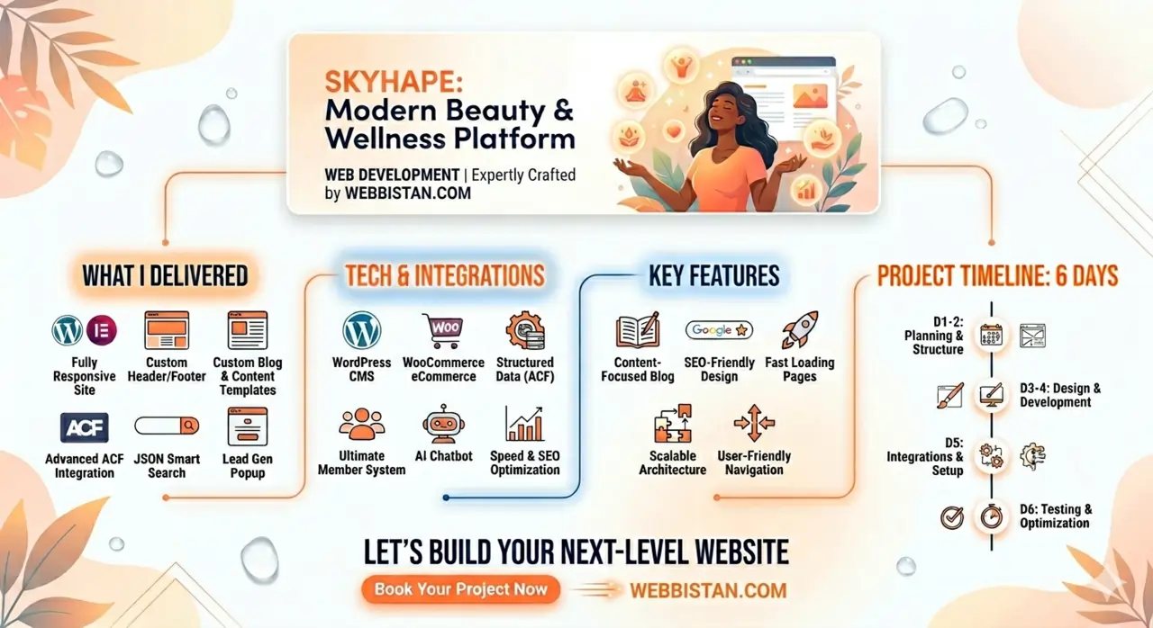 Health, Beauty And Wellness Blog Designed by webbistan