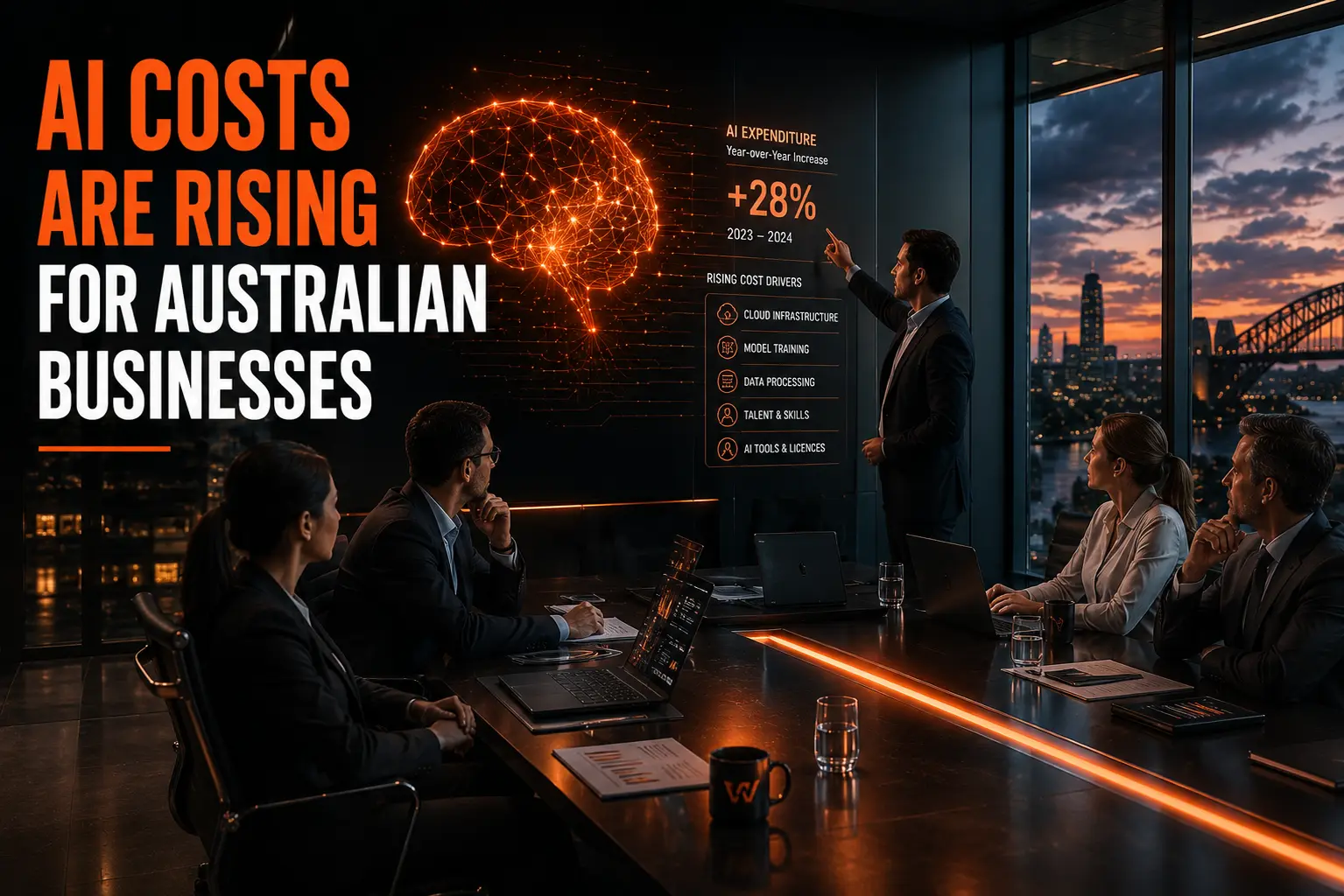 AI Costs Are Rising For Australian businesses as AI infrastructure, tools, and data processing expenses increase.